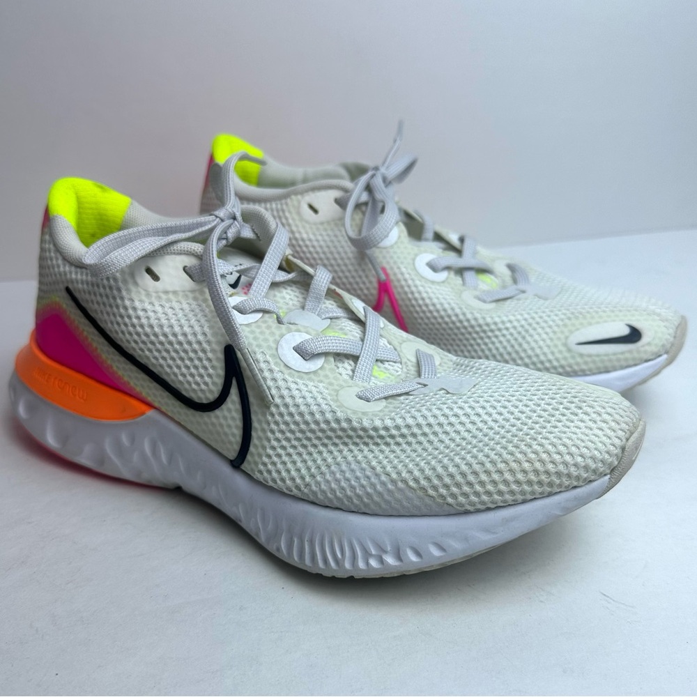 ❗️Nike Renew Women’s Tennis Shoes Active Size 8.5 White Orange Pink Neon